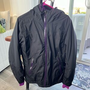 Land’s End black winter coat down alternative